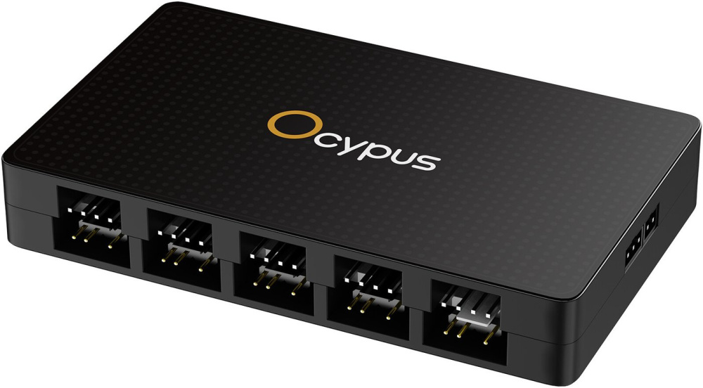 Контроллер скорости и подсветки вентиляторов Ocypus Delta EH10 (черный)