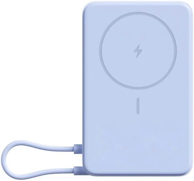 Внешний аккумулятор Xiaomi Magnetic Power Bank with Built-in Stand WPB1007Z 10000mAh (голубой, между