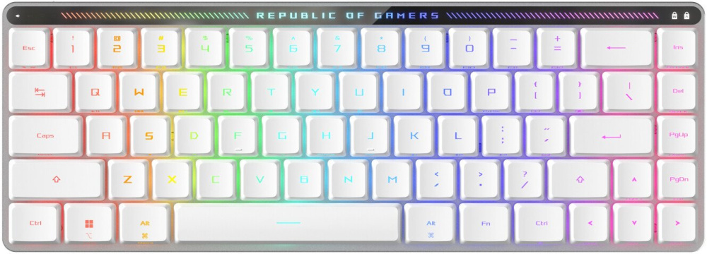 Клавиатура ASUS ROG Falchion RX Low Profile (ASUS ROG RX Red, белый)