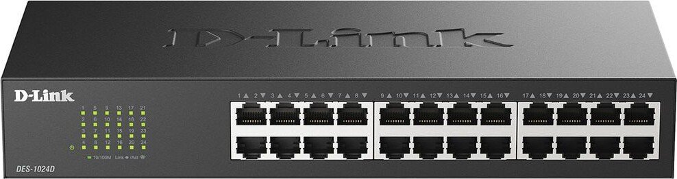 Неуправляемый коммутатор D-Link DES-1024D/H2A