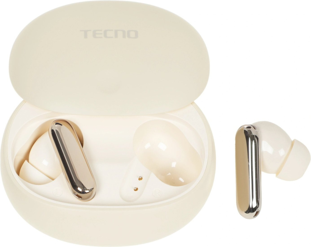 Наушники Tecno True 1 Air (бежевый)