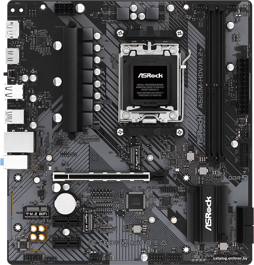 Материнская плата ASRock A620M-HDV/M.2+