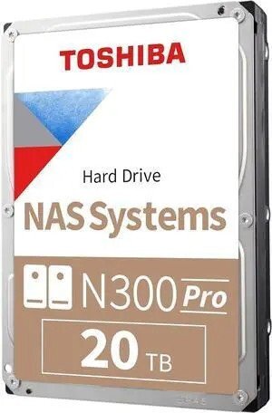 Жесткий диск Toshiba N300 Pro 20TB HDWG62AUZSVB
