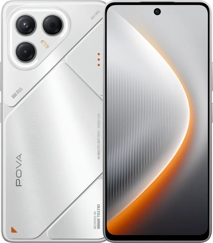 Телефон Tecno Pova 7 5G 8GB/128GB (волшебный серебристый)