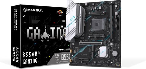 Картинка Материнская плата Maxsun B550M Gaming WiFi от магазина X-core.by Материнская плата Maxsun B550M Gaming WiFi  купить в интернет-магазине X-core.by