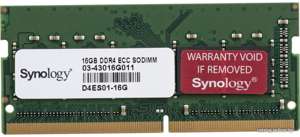 Synology 16ГБ DDR4 SODIMM D4ES01-16G