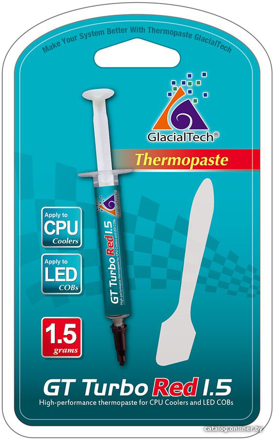 Термопаста GlacialTech GT Turbo Red 1.5 (1.5 г)