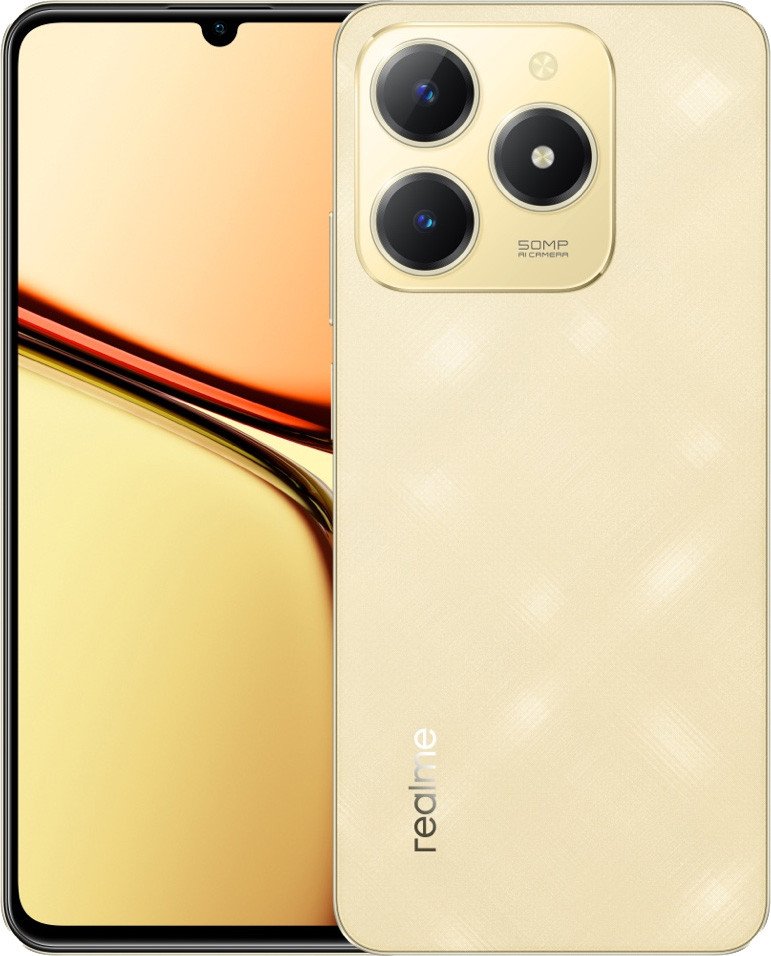 Телефон Realme C61 RMX3930 6GB/128GB международная версия (золотистый)