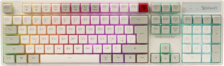 Клавиатура A4Tech Bloody B230N (белый)