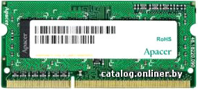 Оперативная память Apacer 8GB DDR3 SO-DIMM PC3-12800 [AS08GFA60CATBGJ]