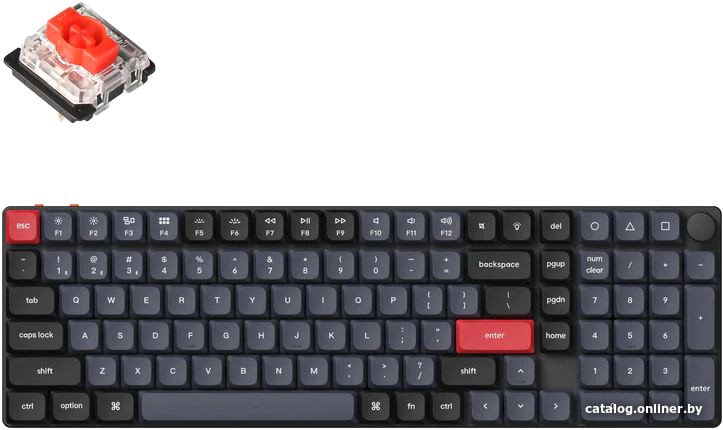 Клавиатура Keychron K17 Pro K17P-H1-RU (Gateron Low Profile Red)