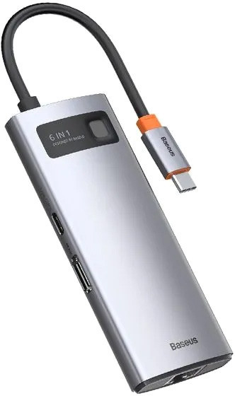 Док-станция Baseus StarJoy 6-Port Type-C Hub Adapter WKWG080013
