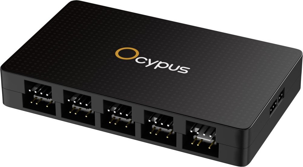 Контроллер скорости и подсветки вентиляторов Ocypus Delta EH10 Pro (черный)