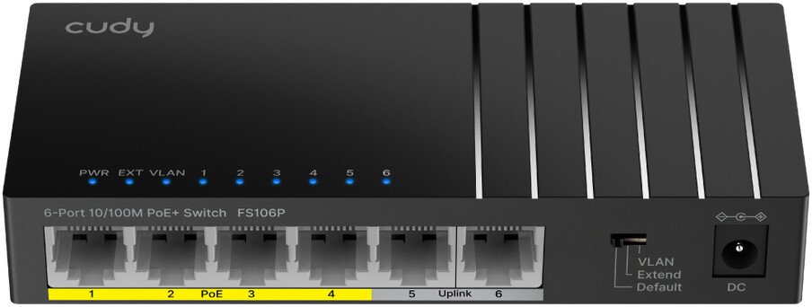 Неуправляемый коммутатор Cudy FS106P 1.0