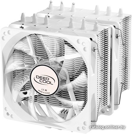 Кулер для процессора DeepCool Neptwin + AM4 (белый)