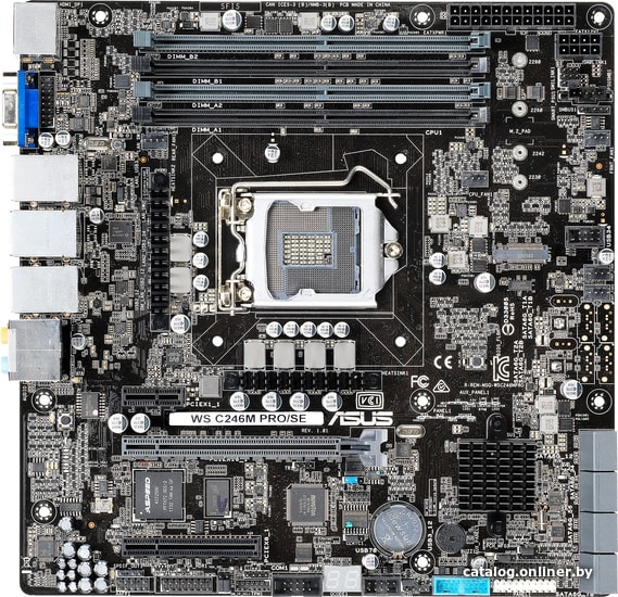 Материнская плата ASUS WS C246M Pro/SE
