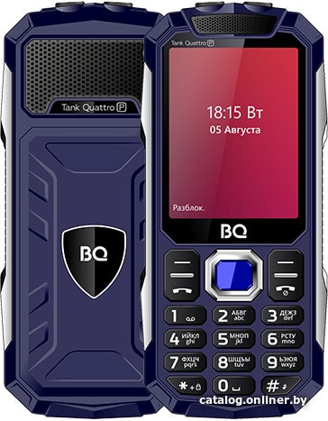 Мобильный телефон BQ-Mobile BQ-2817 Tank Quattro Power (синий)