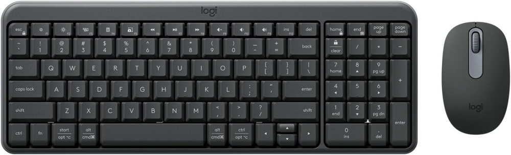 Офисный набор Logitech MK250 Compact Bluetooth Wireless Combo 920-013853 (графит)