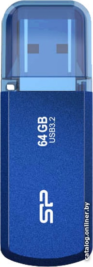 USB Flash Silicon-Power Helios 202 64GB (синий)