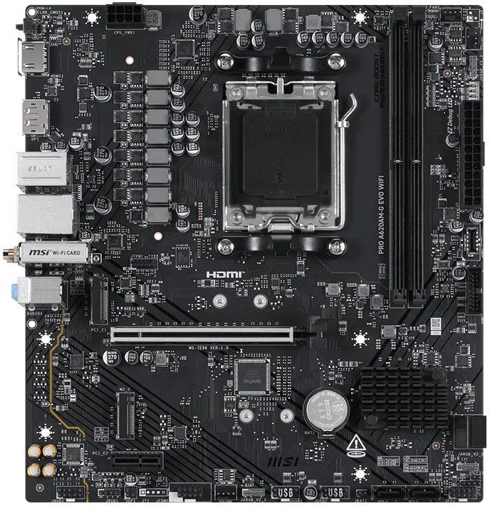 Материнская плата MSI Pro A620AM-G Evo WiFi