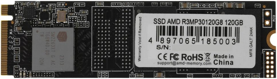 SSD AMD Radeon R3 120GB R3MP30120G8