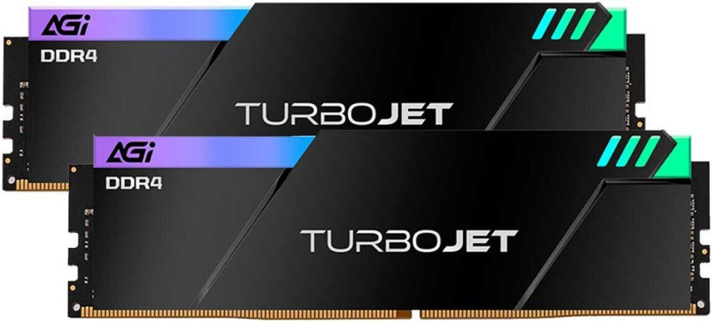 Оперативная память AGI Turbojet RGB 2x8ГБ DDR4 3600 МГц AGI3EPC08UD848