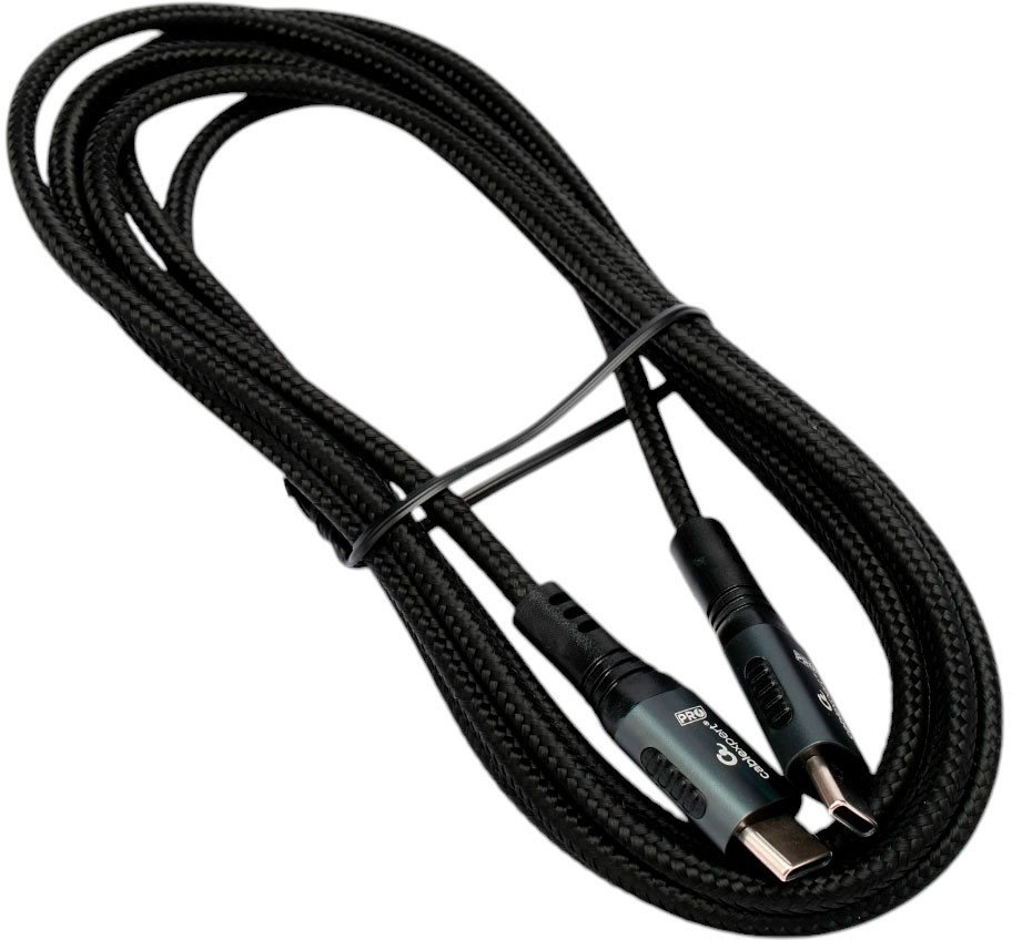 Кабель Cablexpert ССP-USB2.0-240W-1M USB Type-C -USB Type-C (1 м, черный)