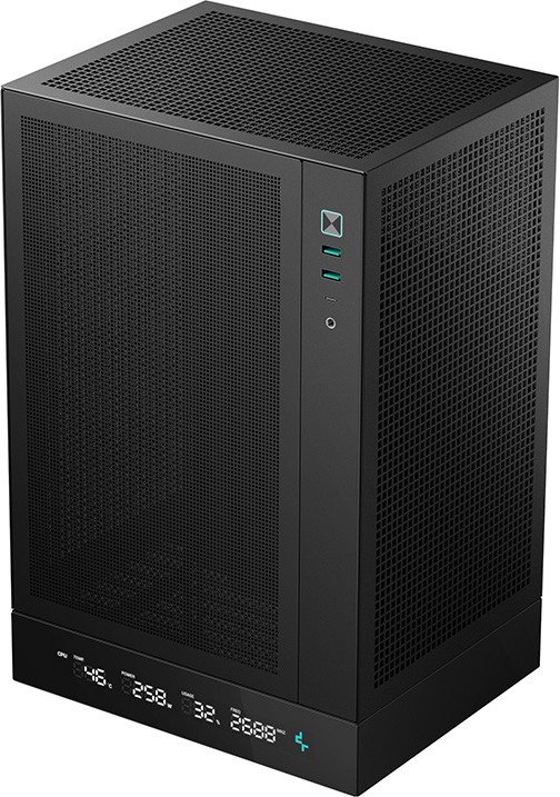 Корпус DeepCool CH170 DIGITAL R-CH170-BKNPI0D-G-1