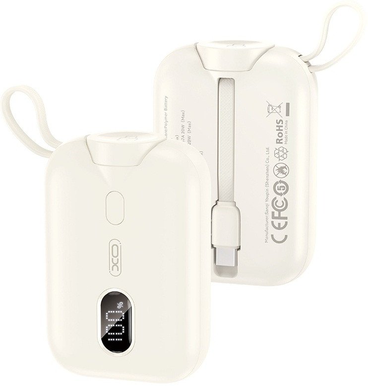Внешний аккумулятор XO PR260 10000mAh (бежевый)
