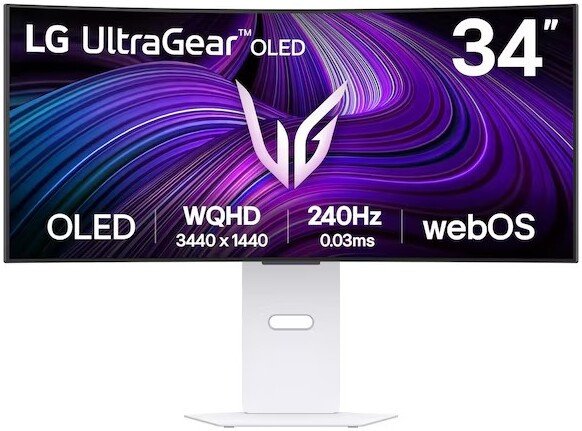 Smart монитор LG UltraGear OLED 34GX90SA-W