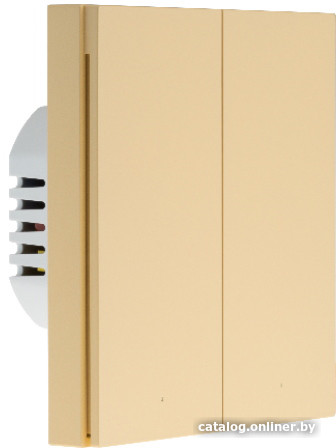 Выключатель Aqara Smart Wall Switch H1 двухклавишный c нейтралью (бежевый)