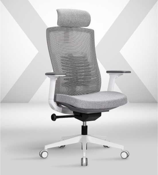 Офисное кресло SPARX Raze White (серый)