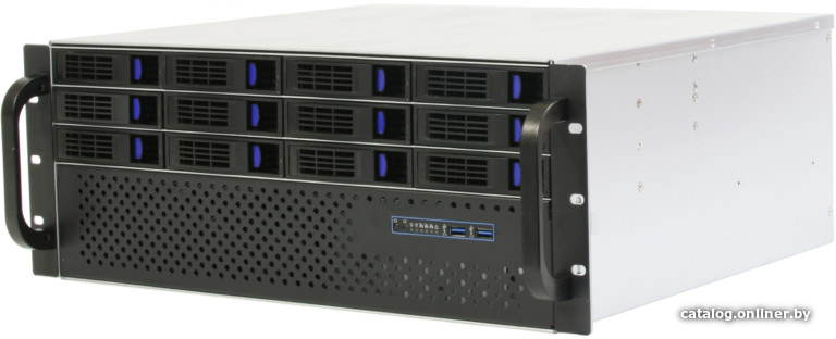 Корпус Procase ES412XS-SATA3-B-0