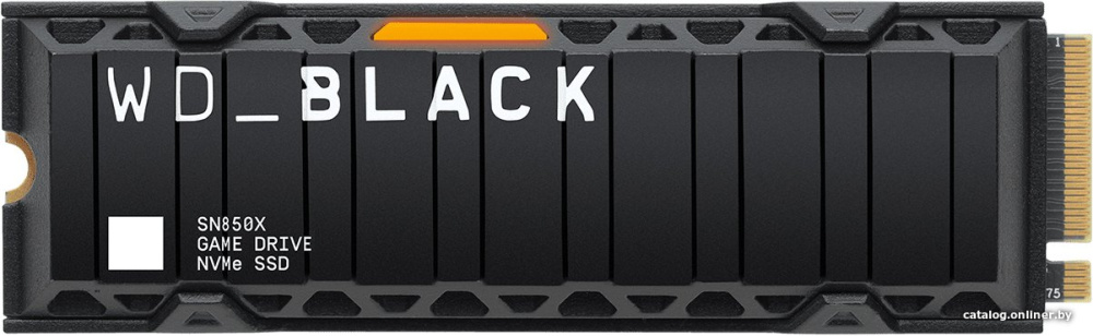 SSD WD Black SN850X NVMe Heatsink 4TB WDS400T2XHE