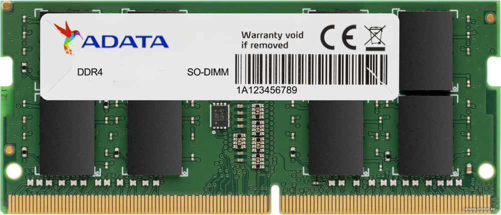 Оперативная память A-Data Premier 32ГБ DDR4 3200 МГц AD4S320032G22-SGN