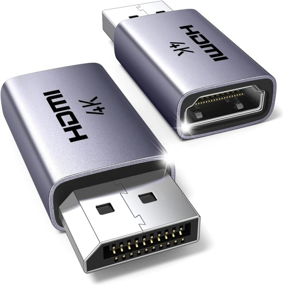 Адаптер Ugreen DP130 DisplayPort - HDMI (серый)