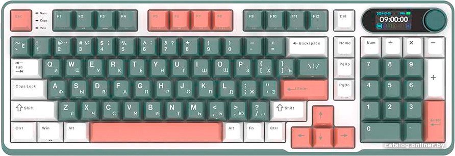 Клавиатура Royal Kludge RK-S98 RGB Camping (RK Chartreuse)