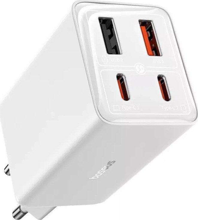 Сетевое зарядное Baseus GaN6 Pro Fast Charger 2C+2U 65W P10162701213-00 (белый)