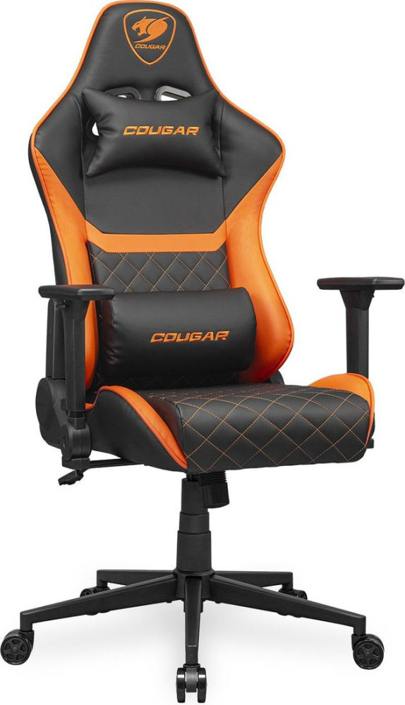 Игровое (геймерское) кресло Cougar Armor One V2 (черный/оранжевый)