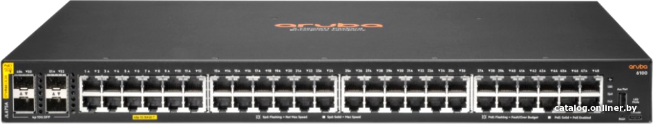 Управляемый коммутатор 2-го уровня Aruba 6100 Series JL675A