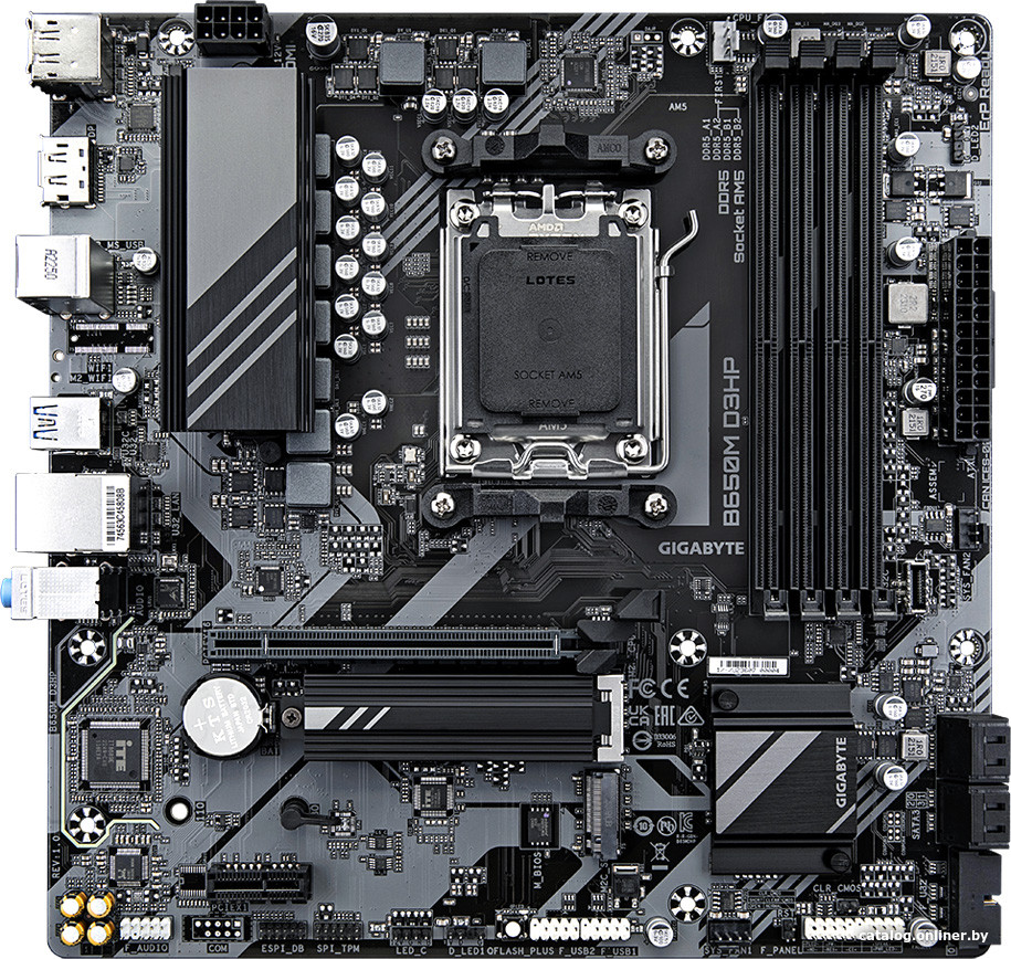 Материнская плата Gigabyte B650M D3HP (rev. 1.0)