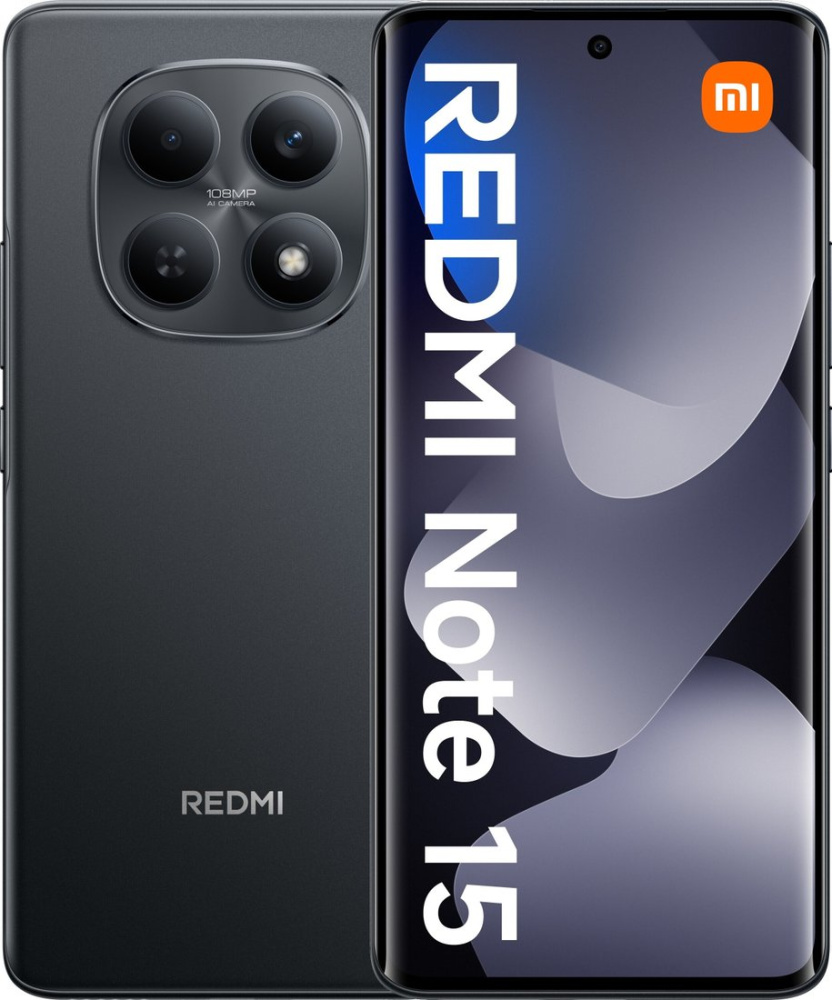 Телефон Xiaomi Redmi Note 15 6GB/128GB международная версия (черный)