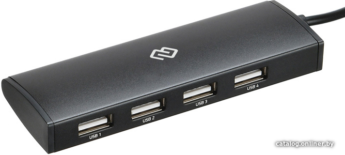 USB-хаб Digma HUB-4U2.0-UC-B
