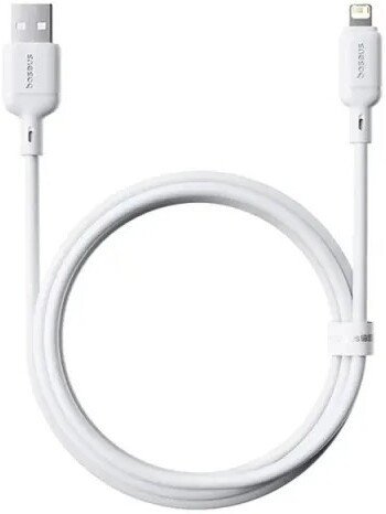 Кабель Baseus Silky Series Fast Charging Cable USB Type-A - Lightning (1 м, белый)
