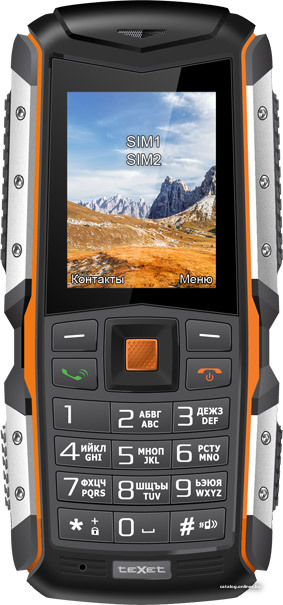 Мобильный телефон TeXet TM-513R Black/Orange