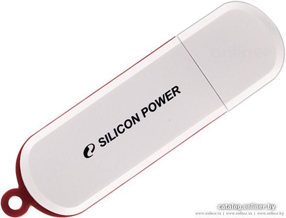USB Flash LuxMini 320 32GB (белый/красный)