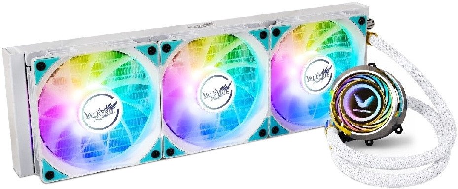 Система жидкостного охлаждения для процессора Valkyrie Jarn 360 ARGB (белый)