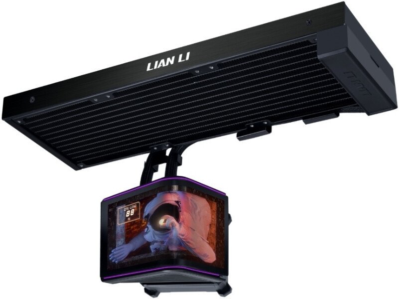 Система жидкостного охлаждения для процессора Lian Li HydroShift II OLED Curved 360 Fanless GHS2OLDC