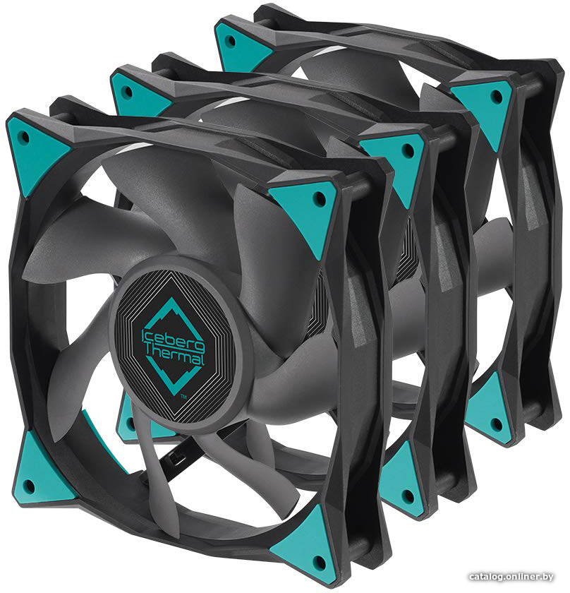 Набор вентиляторов Iceberg Thermal IceGALE Xtra 120mm 3-pack (черный)