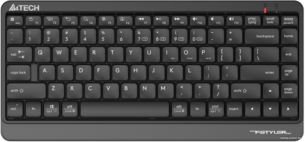 Клавиатура A4Tech Fstyler FBK11 (серый)